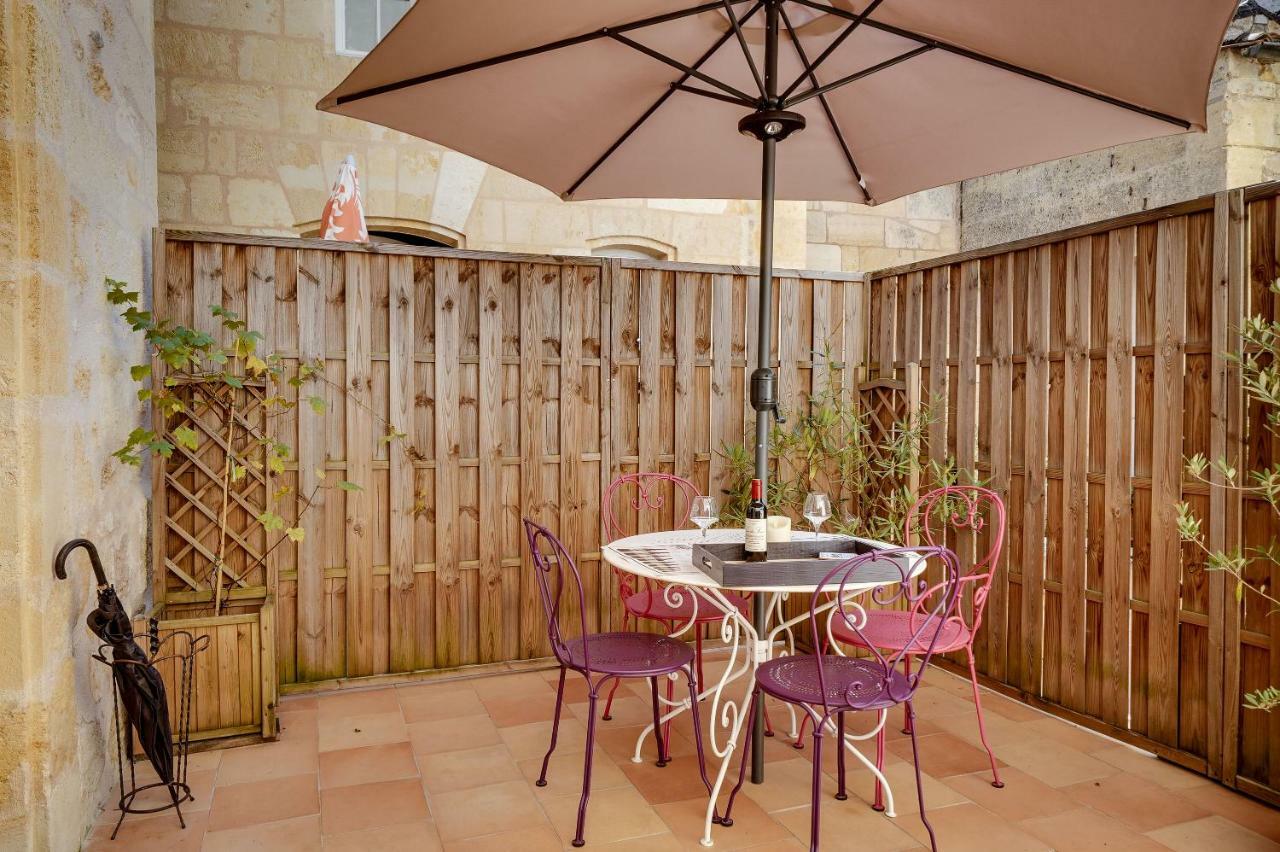 생테밀리옹 Logis Loiseau Avec Terrasse 아파트 외부 사진